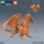 Dragão Cinza - Sem Pintura, Miniatura 3D Enorme Para RPG de Mesa