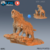 Tigre Dentes de Sabre Rugindo - Sem Pintura, Miniatura 3D Grande Para RPG de Mesa - comprar online