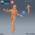 Zumbi Apodrecido - Sem Pintura, Miniatura 3D Médio Para Rpg de Mesa