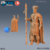 Lanceiro - Sem Pintura, Miniatura 3D Médio Para Rpg de Mesa