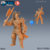 Campeão da Tribo - Sem Pintura, Miniatura 3D Média Para Rpg de Mesa