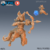 Garota Raposa - Sem Pintura, Miniatura 3D Médio Para Rpg de Mesa na internet