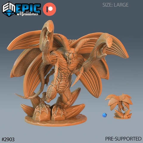 Lagosta Barata Atacando - Sem Pintura, Miniatura 3D Grande Para RPG de Mesa - comprar online