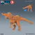 Raptor de Chifre Longo - Sem Pintura, Miniatura 3D Grande Para Rpg de Mesa - Kimeron Miniaturas | Loja Online de Miniaturas de RPG