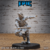 Jovem Bandido Atacando - Sem Pintura, Miniatura 3D Média Para Rpg de Mesa