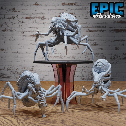 Guardião da Prole de Atalach - Sem Pintura, Miniatura 3D Grande Para Rpg de Mesa