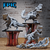 Dinossauro Cabeça de Pedra - Sem Pintura, Miniatura 3D Grande Para Rpg de Mesa