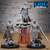 Cavaleiro infernal - Sem Pintura, Miniatura 3D Médio Para Rpg de Mesa