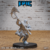 Saqueador Anão Atacando - Sem Pintura, Miniatura 3D Média Para RPG de Mesa