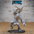 Troll Selvagem Atacando - Sem Pintura, Miniatura 3D Grande Para RPG de Mesa