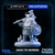 Argos Ironberg - Sem Pintura, Miniatura 3D Média Para Rpg de Mesa