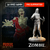 Zumbi - Sem Pintura, Miniatura 3D Média Para Rpg de Mesa