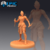 Aventureira Gith - Sem Pintura, Miniatura 3D Média Para Rpg de Mesa