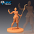 Aventureira Gith - Sem Pintura, Miniatura 3D Média Para Rpg de Mesa - comprar online