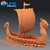 Dracar Viking - Sem Pintura, Miniatura 3D Colossal Para Rpg de Mesa