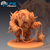 Berserker Homem Javali - Sem Pintura, Miniatura 3D Grande Para Rpg de Mesa
