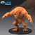 Troll da Neve - Sem Pintura, Miniatura 3D Grande Para Rpg de Mesa