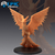 Wyvern da Neve - Sem Pintura, Miniatura 3D Grande Para Rpg de Mesa