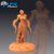 Elfa Caçadora - Sem Pintura, Miniatura 3D Média Para Rpg de Mesa
