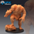 Ettin Primitvo - Sem Pintura, Miniatura 3D Grande Para Rpg de Mesa