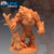 Elemental Primordial da Terra - Sem Pintura, Miniatura 3D Grande Para Rpg de Mesa
