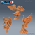 Ofanim - Sem Pintura, Miniatura 3D Média Para Rpg de Mesa
