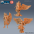 Querubim - Sem Pintura, Miniatura 3D Média Para Rpg de Mesa