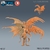 Beelzebub - Fallen Angel - Sem Pintura, Miniatura 3D Colossal Para Rpg de Mesa