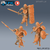 Cavaleiro Banana - Sem Pintura, Miniatura 3D Média Para Rpg de Mesa