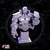 Sables Graves, Pirata Orc (Busto) - Sem Pintura, Busto Grande 3D