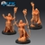 Xamã da Tribo Canibal - Sem Pintura, Miniatura 3D Médio Para Rpg de Mesa