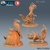 Cobra Lagarto - Sem Pintura, Miniatura 3D Grande Para Rpg de Mesa