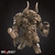 Minotauro Druida - Sem Pintura, Miniatura 3D Grande Para Rpg de Mesa