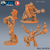 Guitarrista Rochoso - Sem Pintura, Miniatura 3D Grande Para Rpg de Mesa