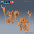 Ettin Xamã - Sem Pintura, Miniatura 3D Grande Para Rpg de Mesa