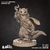 Furão Ladino - Sem Pintura, Miniatura 3D Médio Para Rpg de Mesa