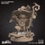 Sapo Mago - Sem Pintura, Miniatura 3D Médio Para Rpg de Mesa