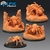 Aranha de Pedra Gigante - Sem Pintura, Miniatura 3D Grande Para Rpg de Mesa