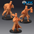Coveiro - Sem Pintura, Miniatura 3D Médio Para Rpg de Mesa