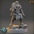 Haldor Skullsplitter - Sem Pintura, Miniatura 3D Médio Para Rpg de Mesa
