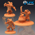 Diabo com Chifres - Sem Pintura, Miniatura 3D Médio Para Rpg de Mesa
