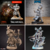Kit Heróis I - Sem Pintura, Miniaturas 3D Médias Para RPG de Mesa - comprar online