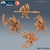Tribo Kobold - Sem Pintura, Miniatura 3D Médio Para Rpg de Mesa