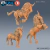 Unicórnio Lanudo - Sem Pintura, Miniatura 3D Grande Para Rpg de Mesa