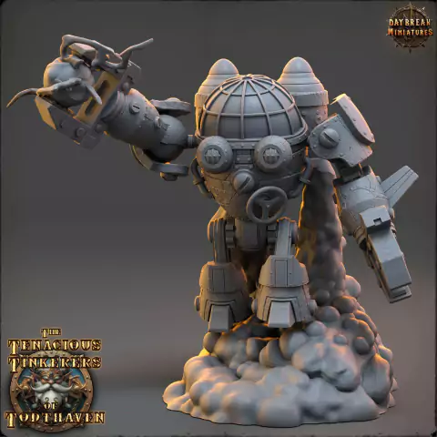 Mickey Mangler (DD85) - Sem Pintura, Miniatura 3D Enorme Para Rpg de Mesa