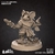 Camundongo Clérigo - Sem Pintura, Miniatura 3D Médio Para Rpg de Mesa