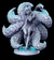 Ahri Nove Caudas - Sem Pintura, Miniatura 3D Média Para Rpg de Mesa