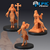 Freira - Sem Pintura, Miniatura 3D Médio Para Rpg de Mesa