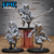 Oni Macaco - Sem Pintura, Miniatura 3D Médio Para Rpg de Mesa