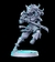 Samurai Oni - Sem Pintura, Miniatura 3D Média Para Rpg de Mesa